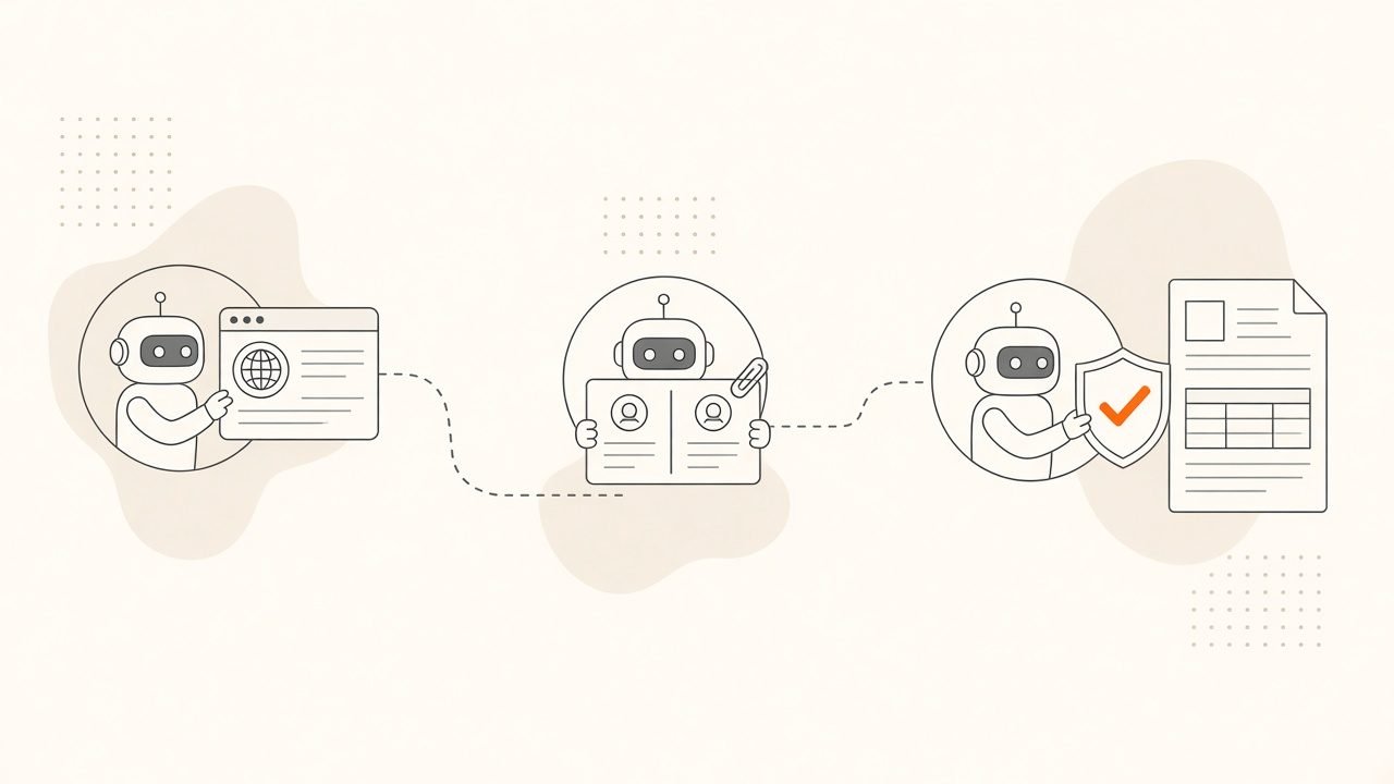 Securing Trust Between Agents in Procurement Workflows